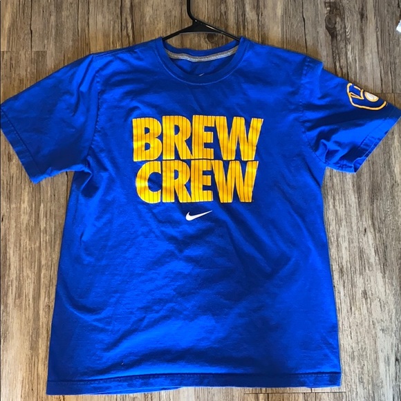 Nike Other - Men's Milwaukee Brewers Short Sleeve Tee
